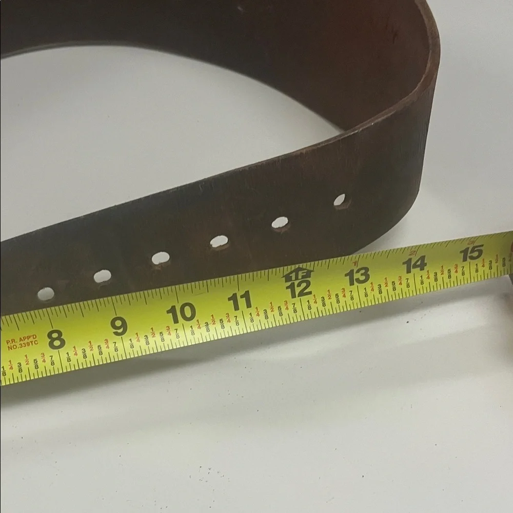 Classic Brown Leather Belt / Workout or weight belt